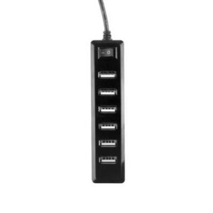 Hub Naceb Technology Na 120 Usb 2.0, 7 Puertos, 480 Mbit/S - NA-120