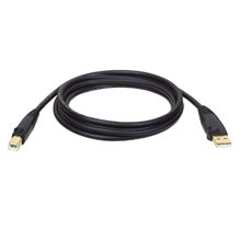 Cable USB 2.0 de Alta Velocidad Tripp Lite - Recubrimiento en Oro  - 1.8Mts - U022-006