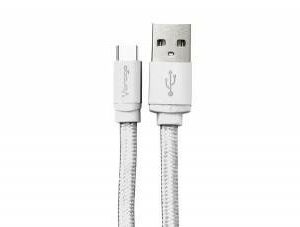 Cable Usb Tipo C Vorago 1 Mt Carga Rapida Usb, Usb C, Macho/Macho, 1 M, Color Blanco - CAB-123B
