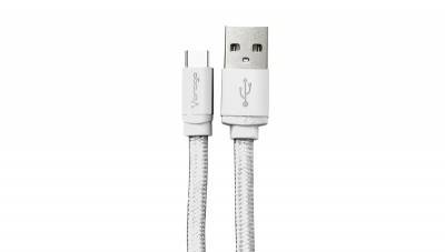 Cable Usb Tipo C Vorago 1 Mt Carga Rapida Usb, Usb C, Macho/Macho, 1 M, Color Blanco - CAB-123B