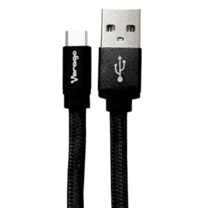 Cable Usb Vorago Cab 123 Usb A Usb Tipo C Carga Rápida 1M Negro - CAB-123-BK